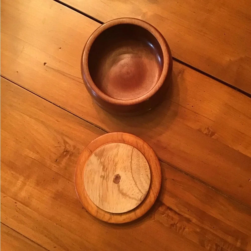Wooden Accent Bin